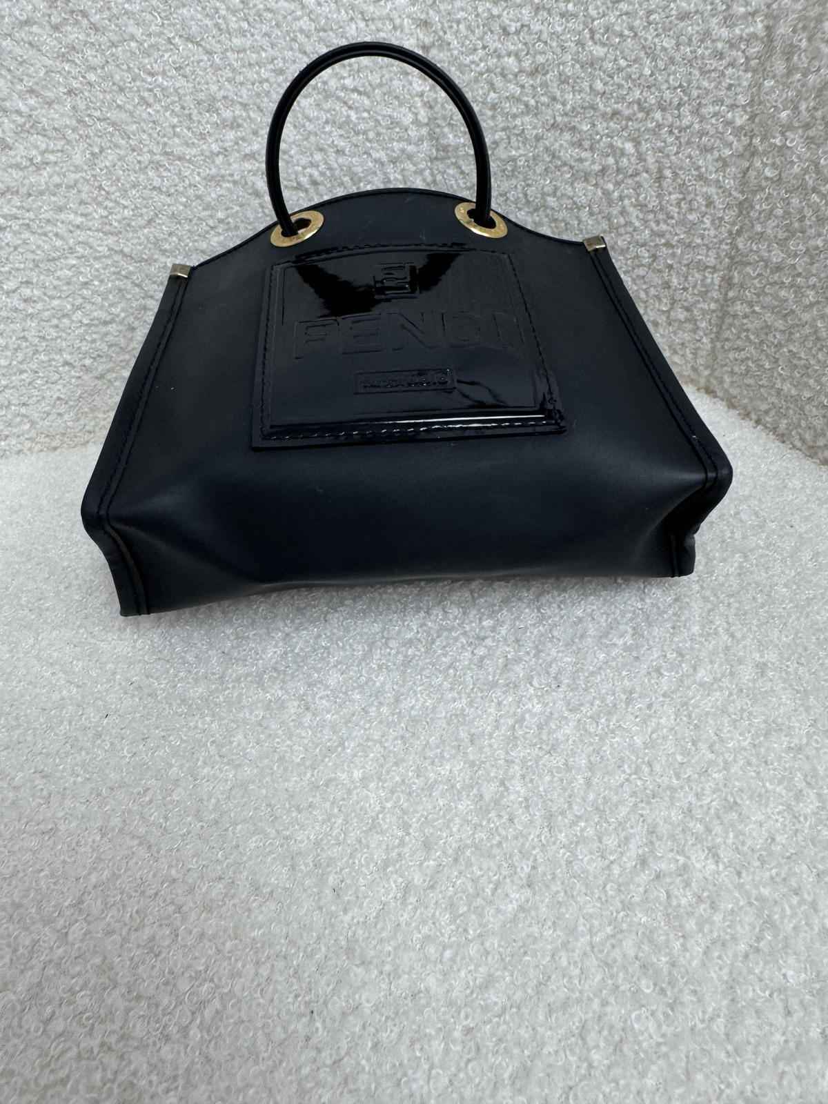 Fendi Mini Rubber Tote Bag