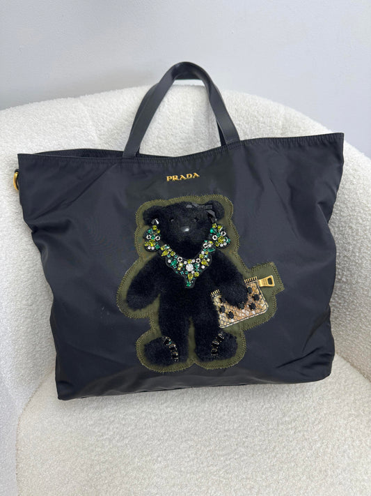 Prada Teddy Bear Tote Bag
