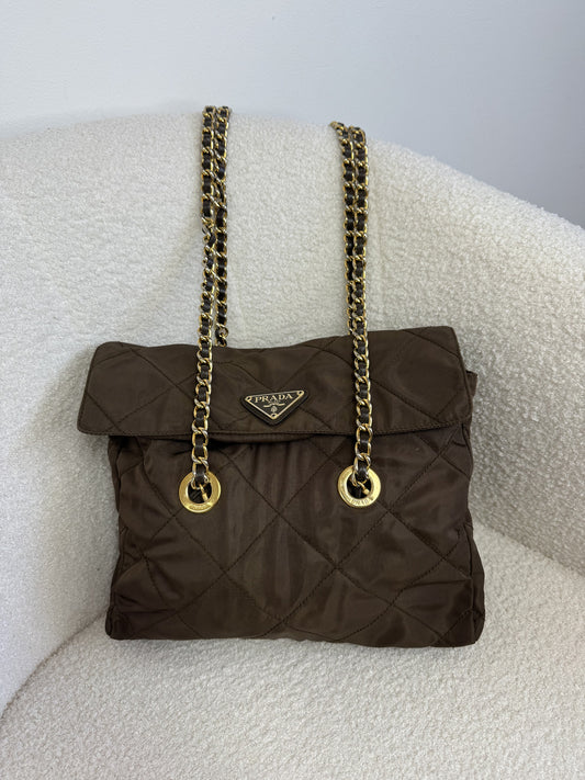Prada Nylon Chain Bag