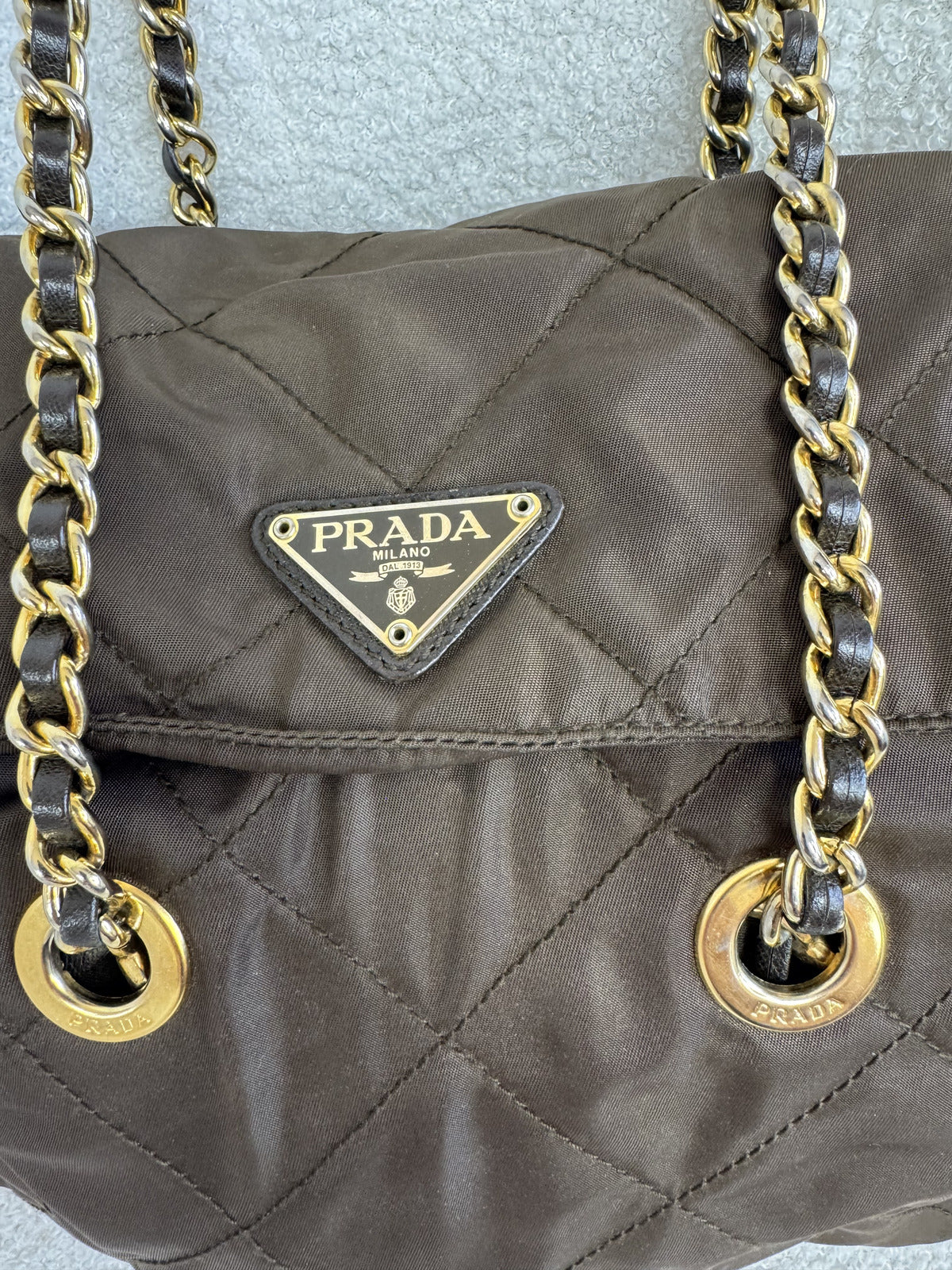 Prada Nylon Chain Bag