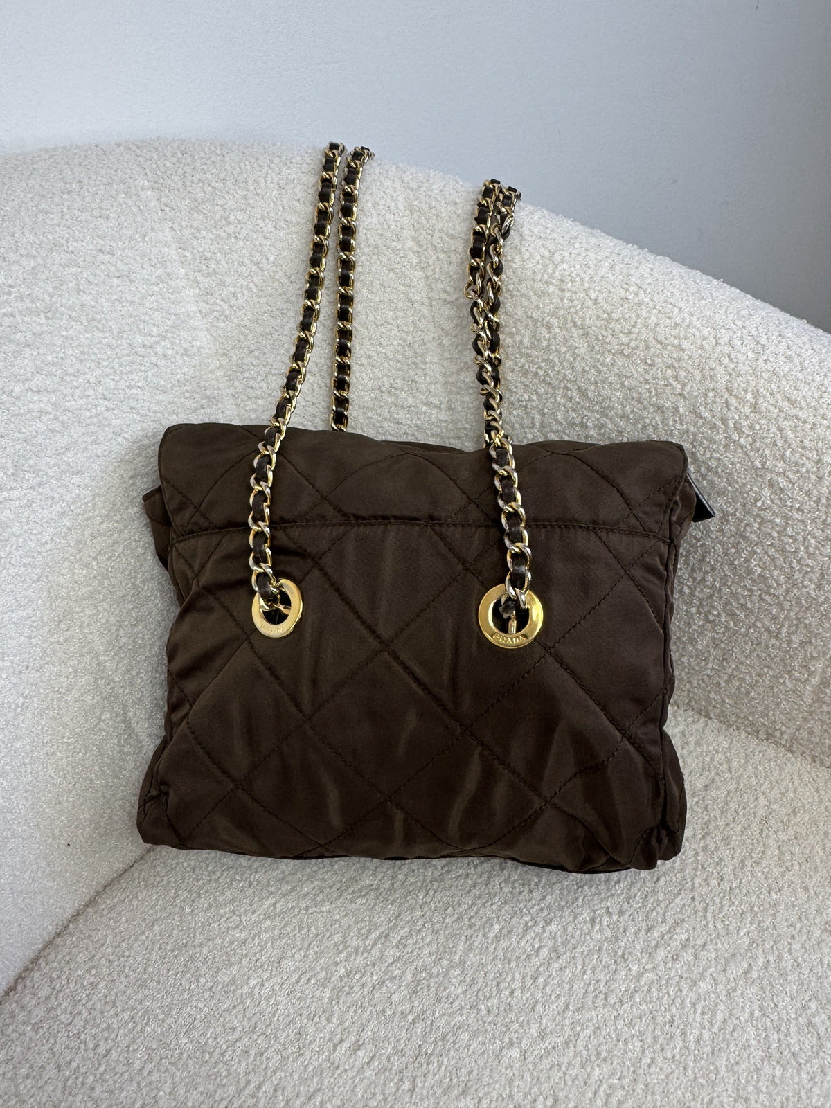 Prada Nylon Chain Bag