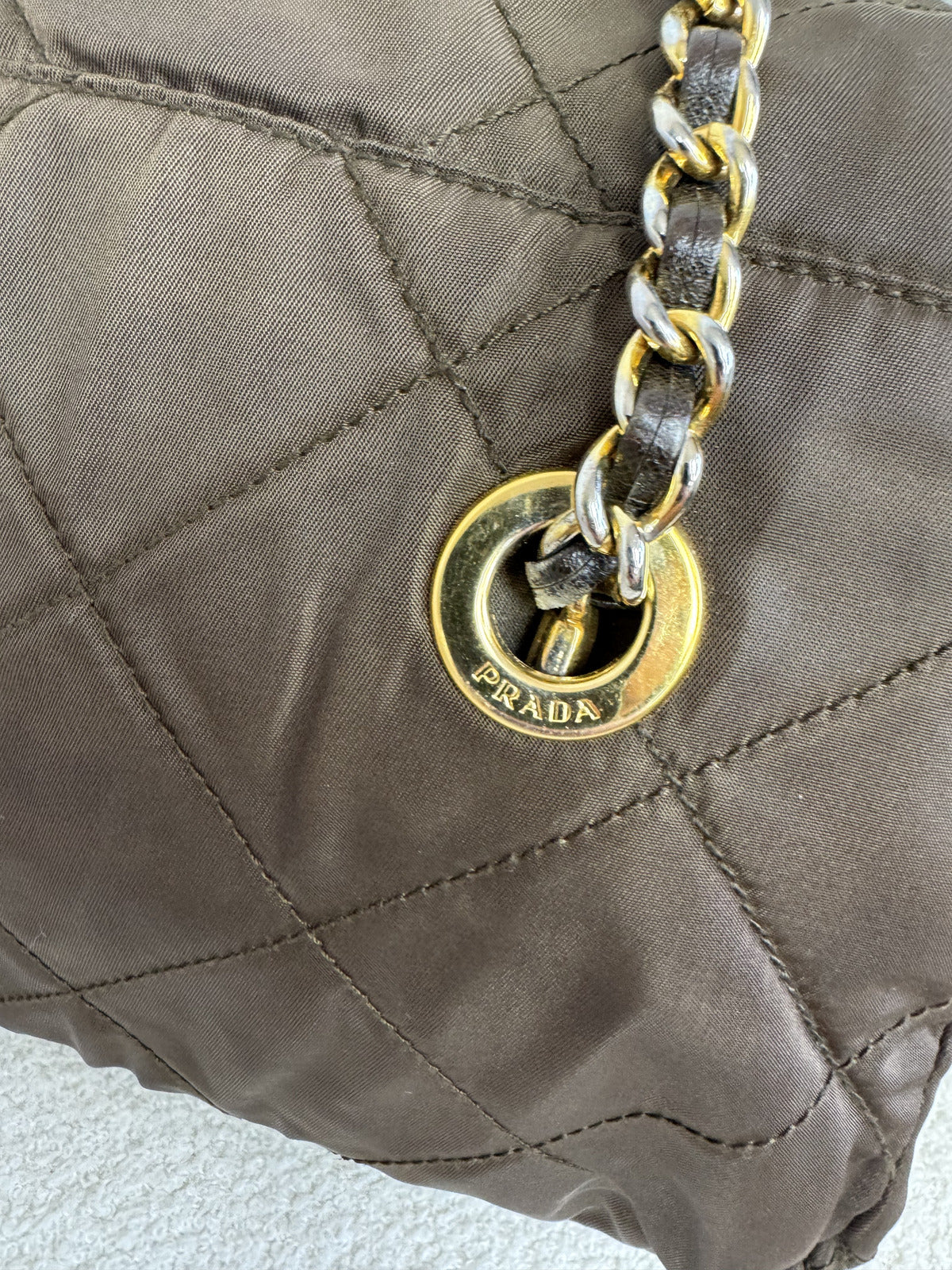 Prada Nylon Chain Bag