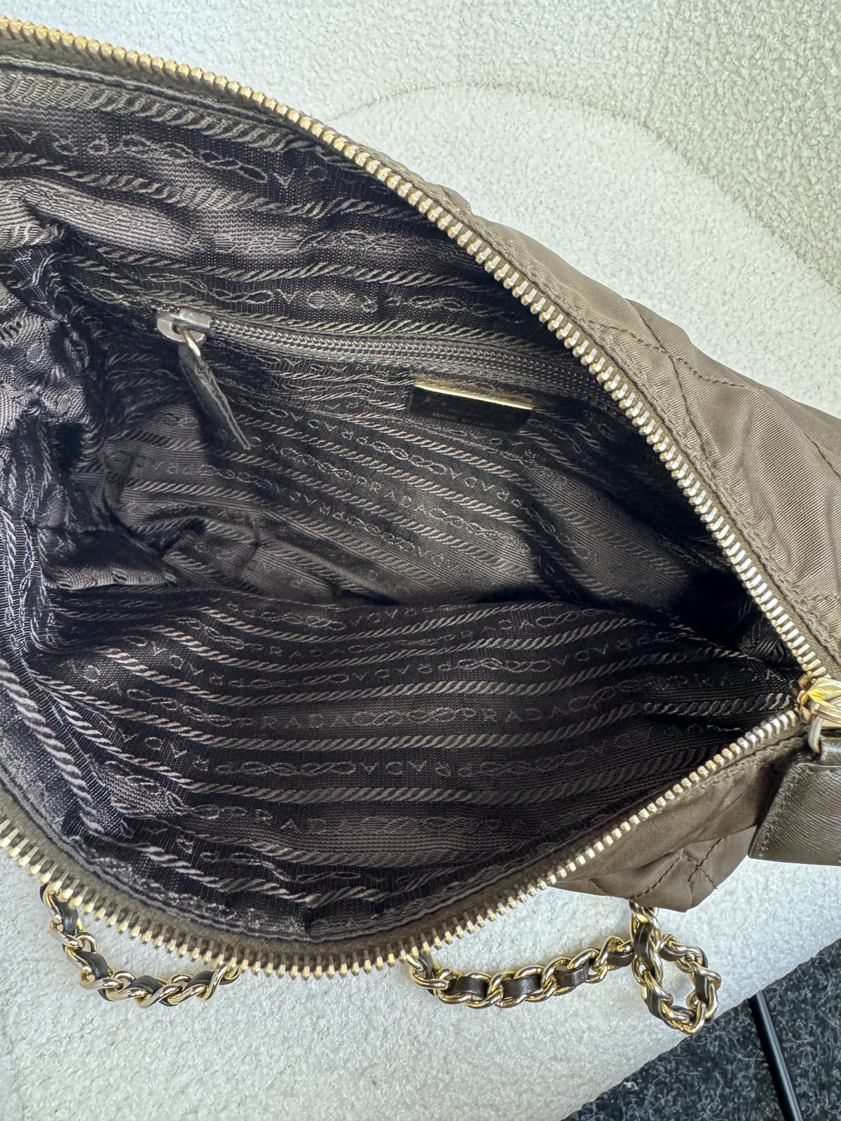 Prada Nylon Chain Bag