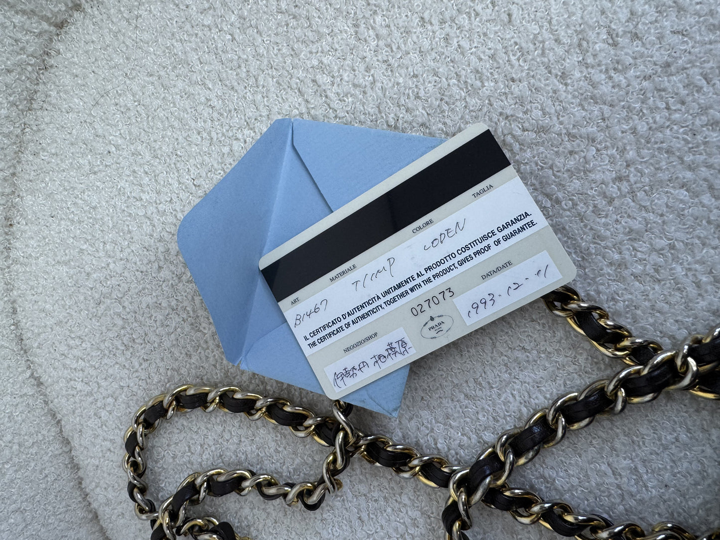 Prada Nylon Chain Bag