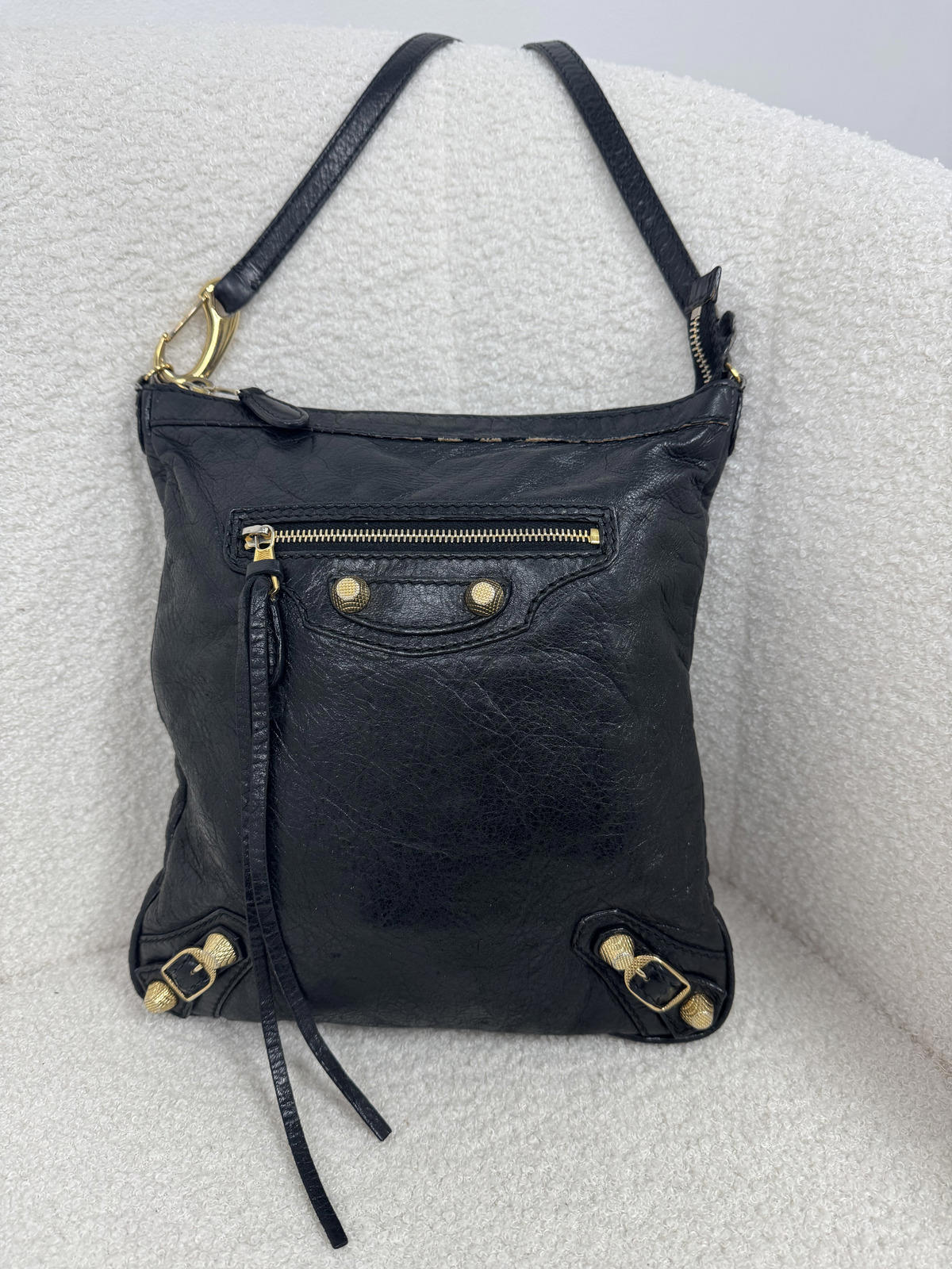 Balenciaga Motorcycle Messenger Bag