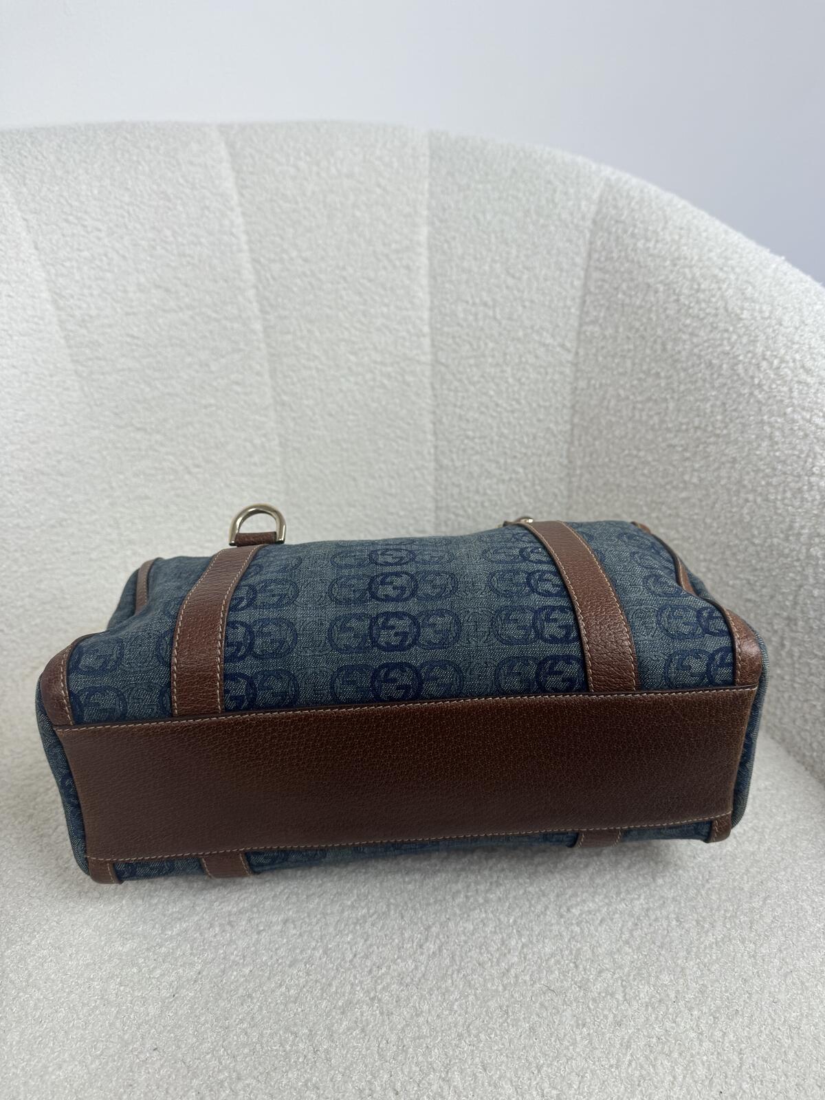 Gucci Denim Boston Bag