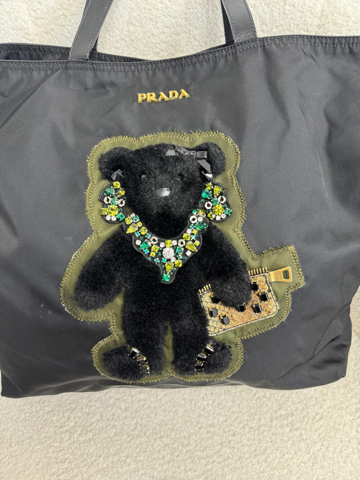 Prada Teddy Bear Tote Bag